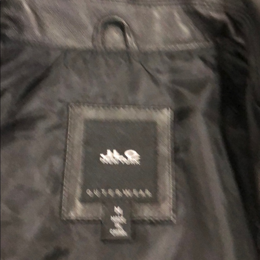 Ladies coat leather